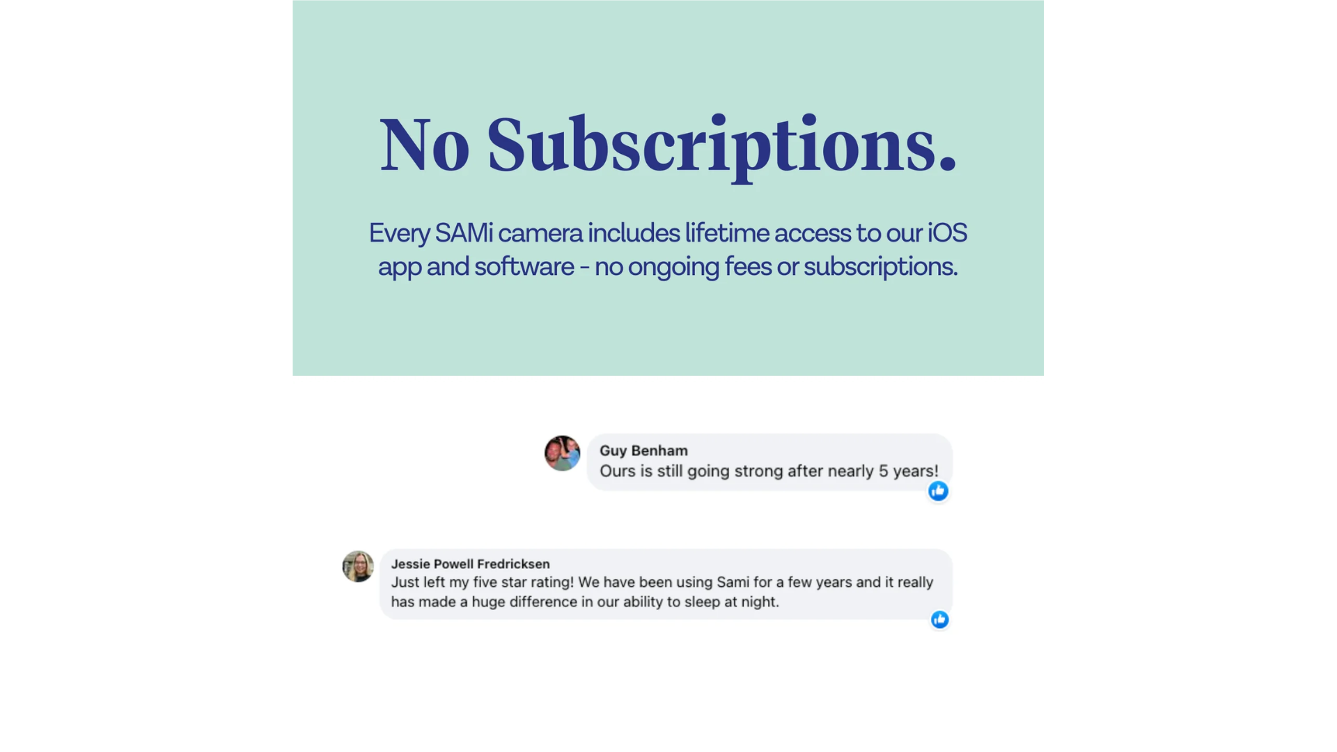 SAMi Product Information page 7